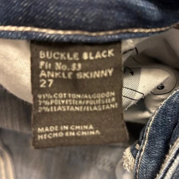 Buckle Black Jeans - Picture 4 of 4